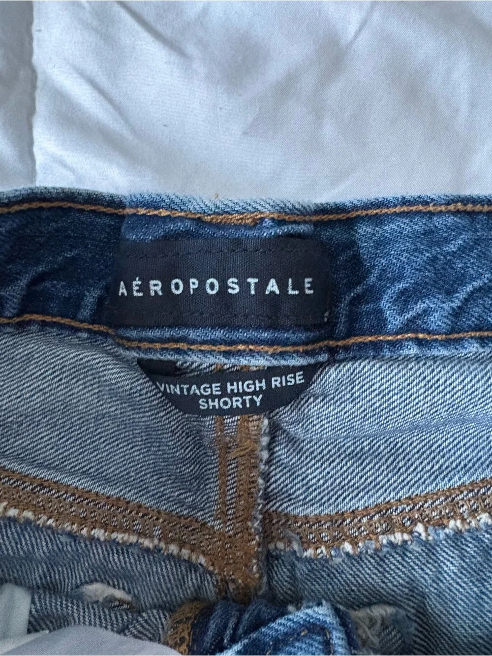 Aeropostale Distressed Blue Denim Cutoff Shorts | size 4 | denim | summer short